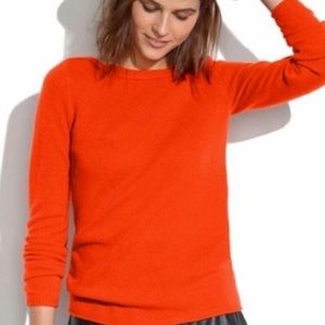 Madewell Gamine Sweater in Orange